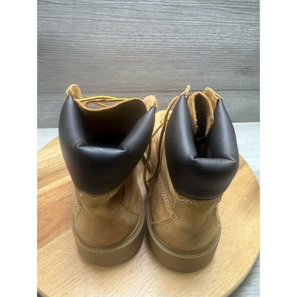 Timberland Wheat 6 Inch Classic Wheat 10960 Youth Boots Size 4.5 - Picture 5 of 8